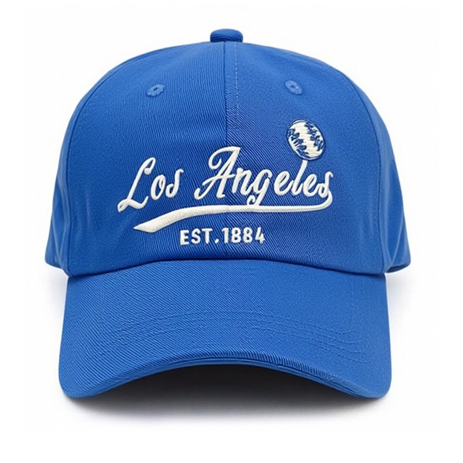 Embroidered City Cotton Los Angeles Baseball Cap, Adjustable Classic Vintage Fans Baseball Hat for Men Women
